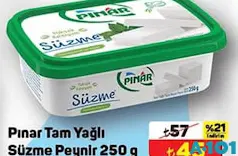 PINAR TAM YAĞLI SÜZME PEYNİR 250 G PINAR TAM YAĞLI SÜZME PEYNİR 250 G